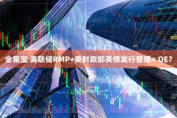 金策宝 美联储RMP+美财政部美债发行管理≈ QE？
