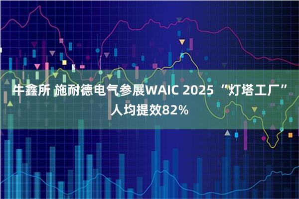 牛鑫所 施耐德电气参展WAIC 2025 “灯塔工厂”人均提效82%